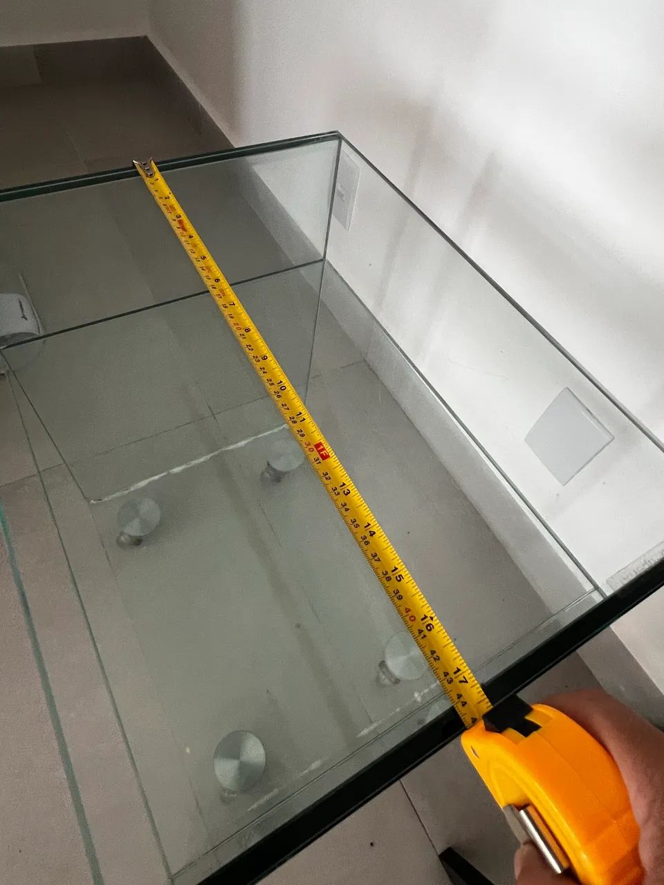 Mesa de vidro temperado da TOK STOCK 200,00 - Foto 4