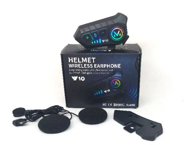 Fone Y10 Bluetooth para capacete de moto