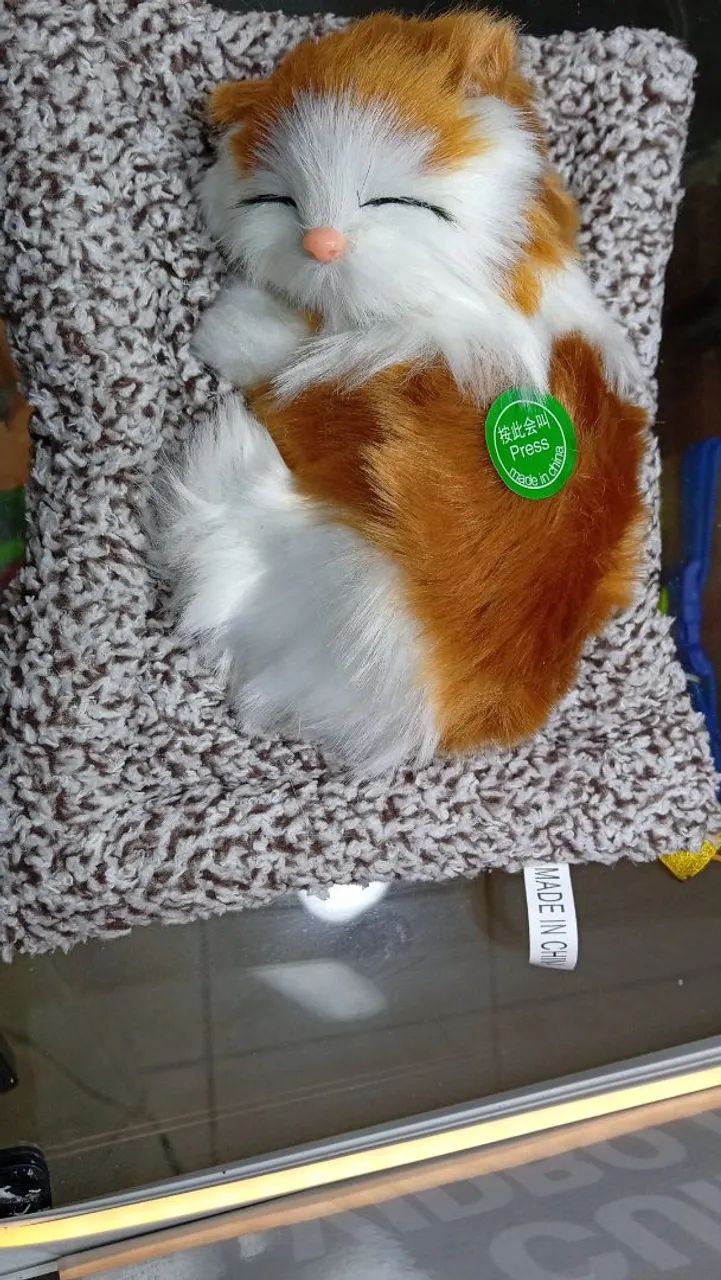 Gato miniatura de pelúcia  - Foto 2