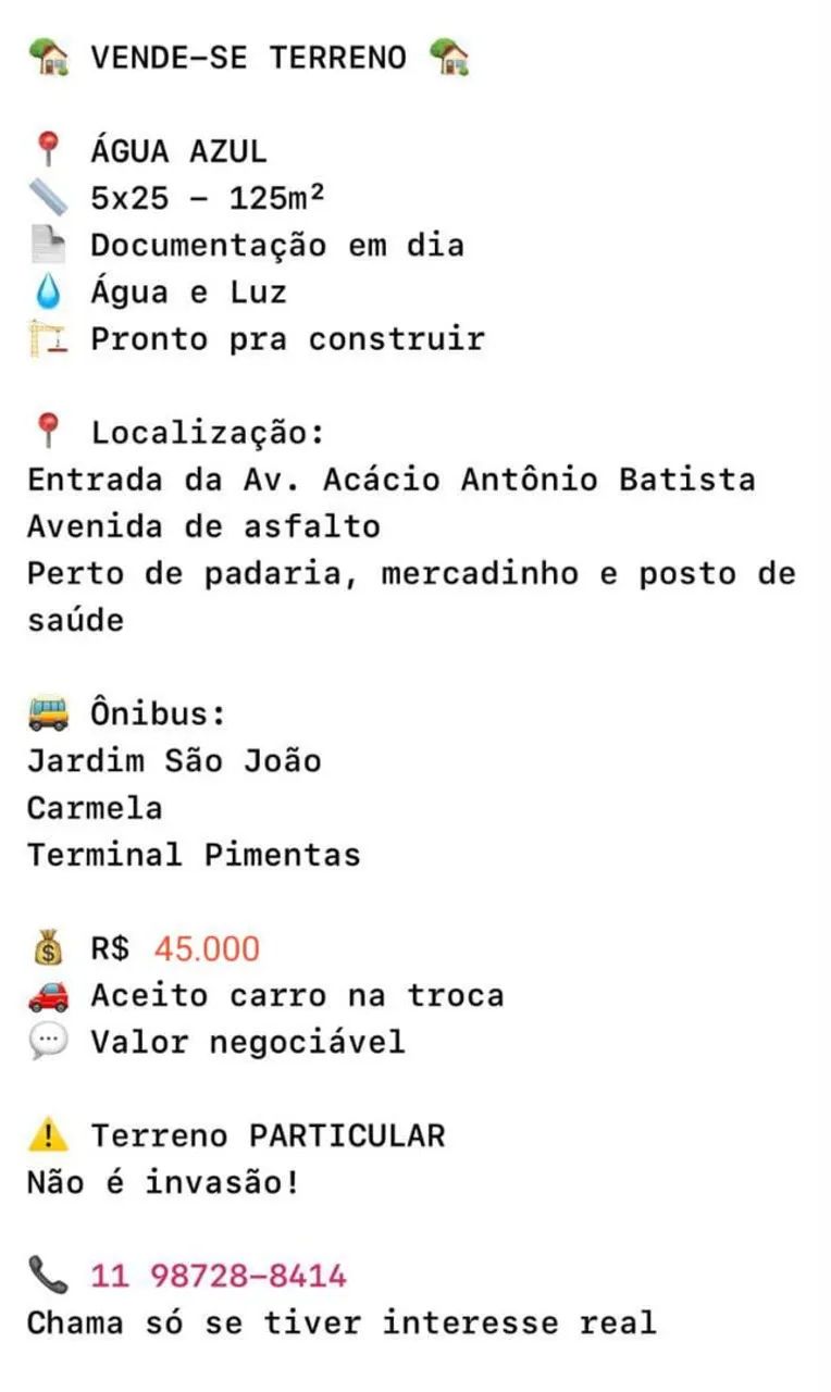 Terreno , localização água azul  - Foto 2