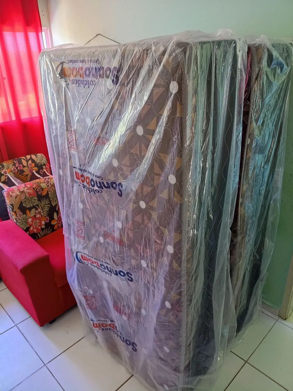 2 CAMAS BOX CONJUGADAS SOLTEIRO SONHO BOM