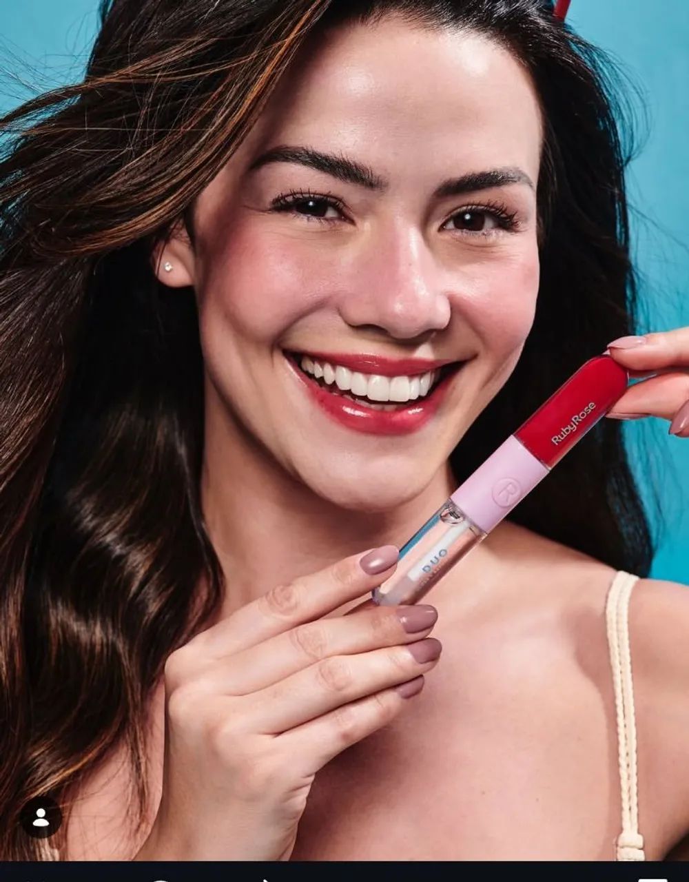 Batom Duo Gloss Ruby Rose - Foto 5