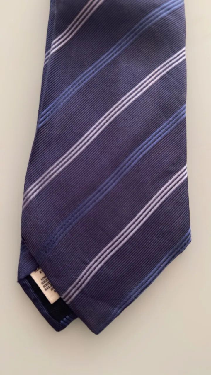 Gravata Burberry azul original  - Foto 2