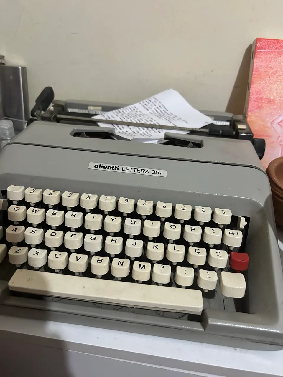 Máquina de escrever Olivetti Lettera 35 vintage - Foto 2