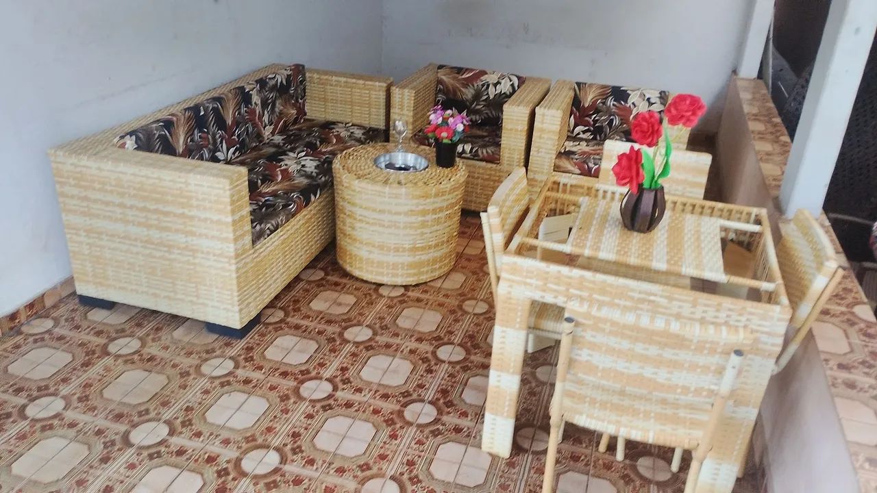 Conjunto de sofá de alto padrão de área externa  - Foto 5