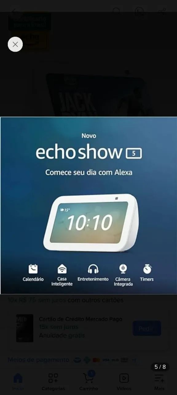 ALEXA AMAZON ECHO SHOW DOT 5 ORIGINAL  - Foto 3