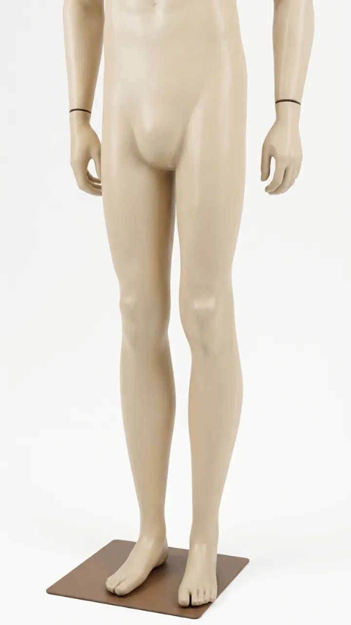 Manequim branco masculino reto - Foto 4