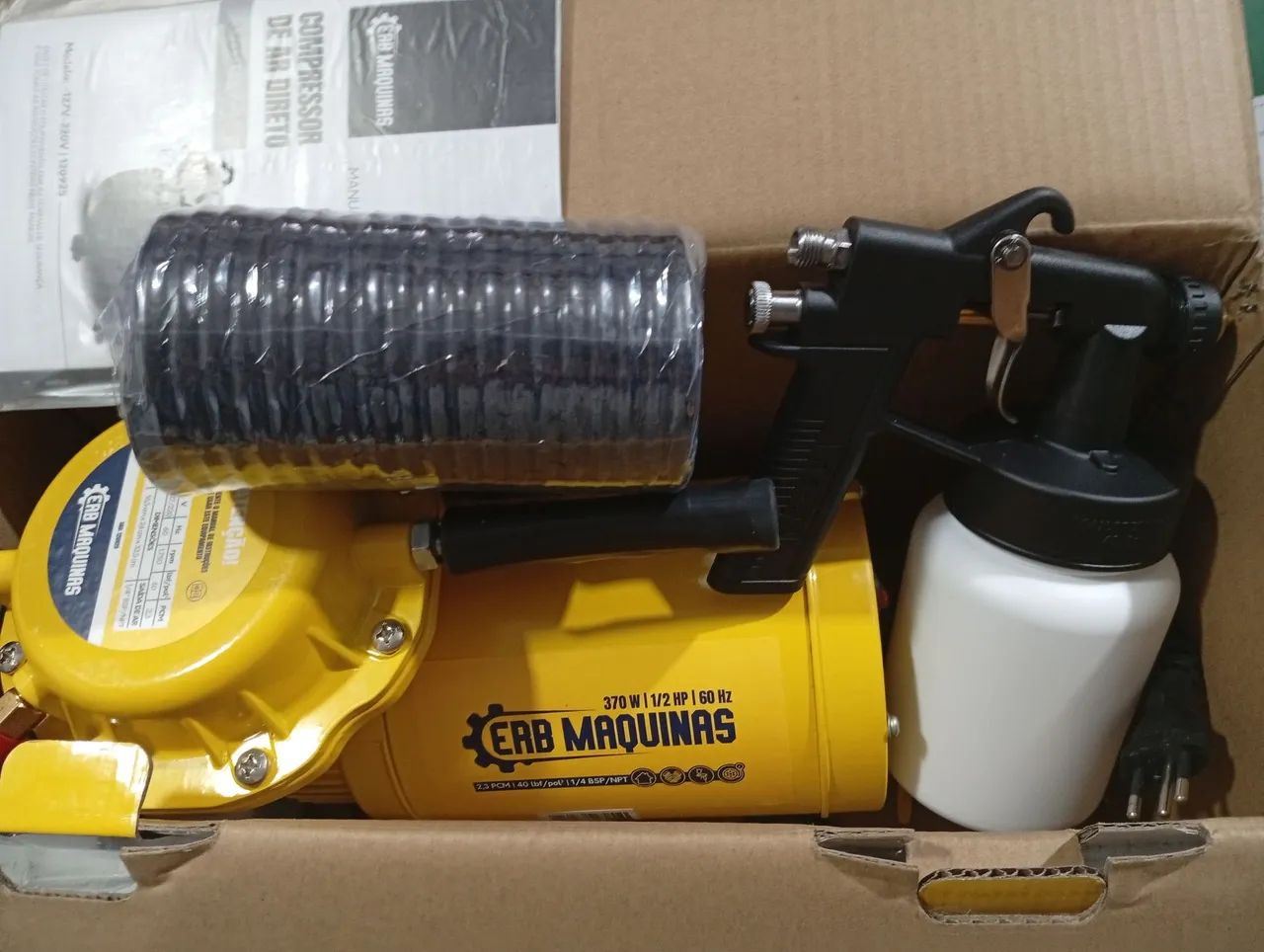 Compressor de ar 1/2 HP 370w - Foto 3