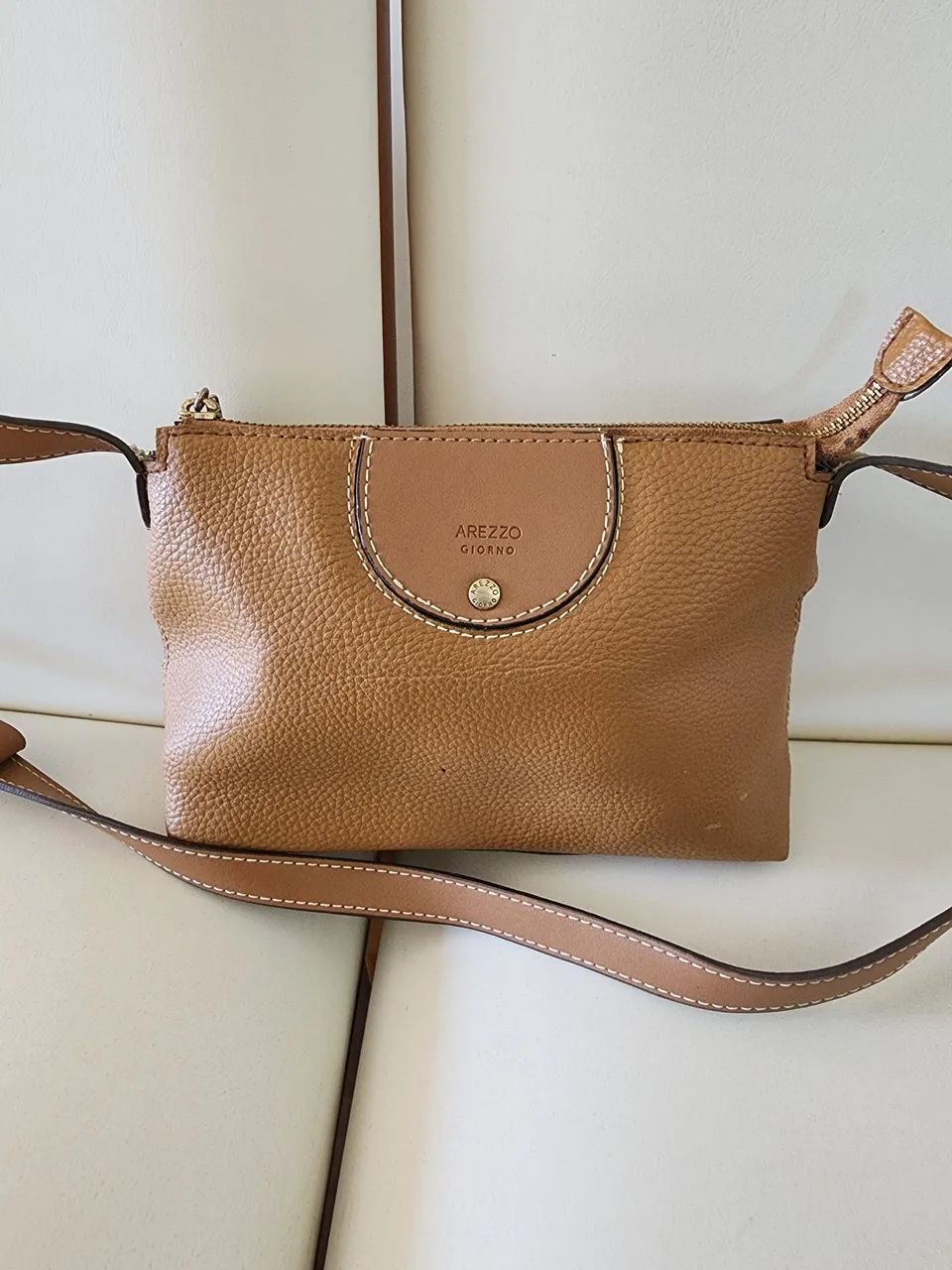 Bolsa Arezzo Original Caramelo Couro