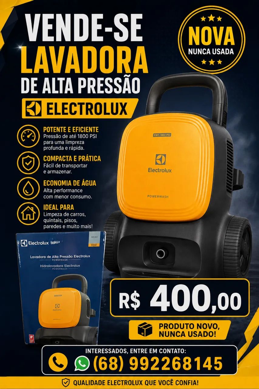 Lavadora de alta pressão - Nova