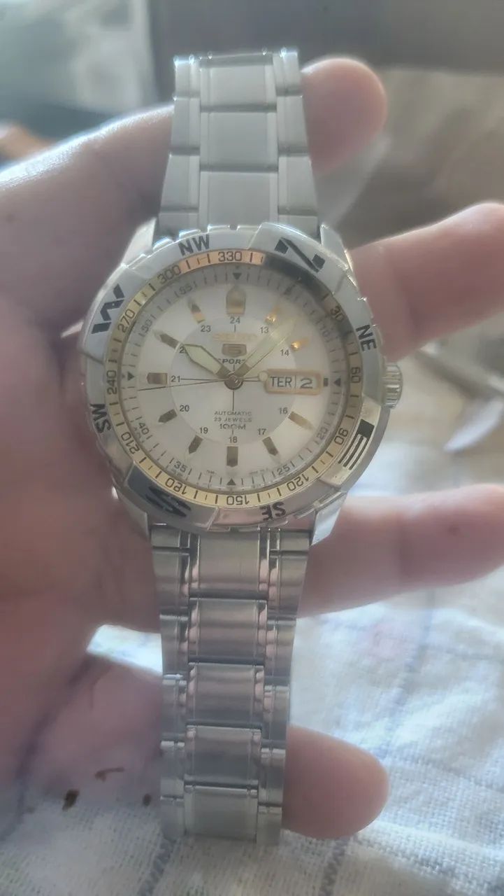 Relógio Seiko 5 Sport 23 rubis em excelente estado 
