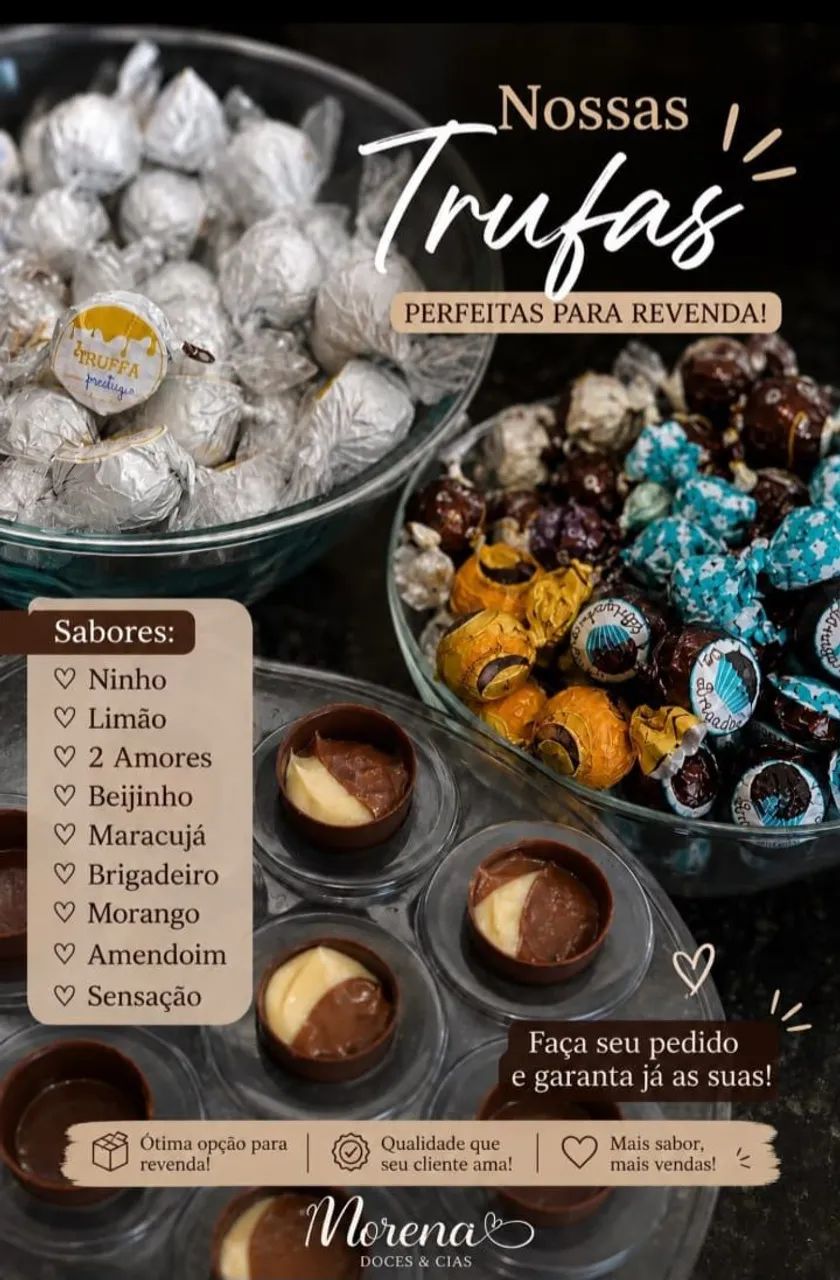 TRUFAS DELICIOSAS PARA REVENDA EM JOÃO PESSOA - Foto 3