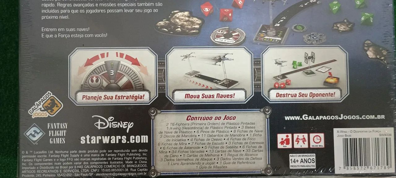 Star Wars X-wing Core Set O Despertar da Força LACRADO DE FÁBRICA (PT-BR) - Foto 3