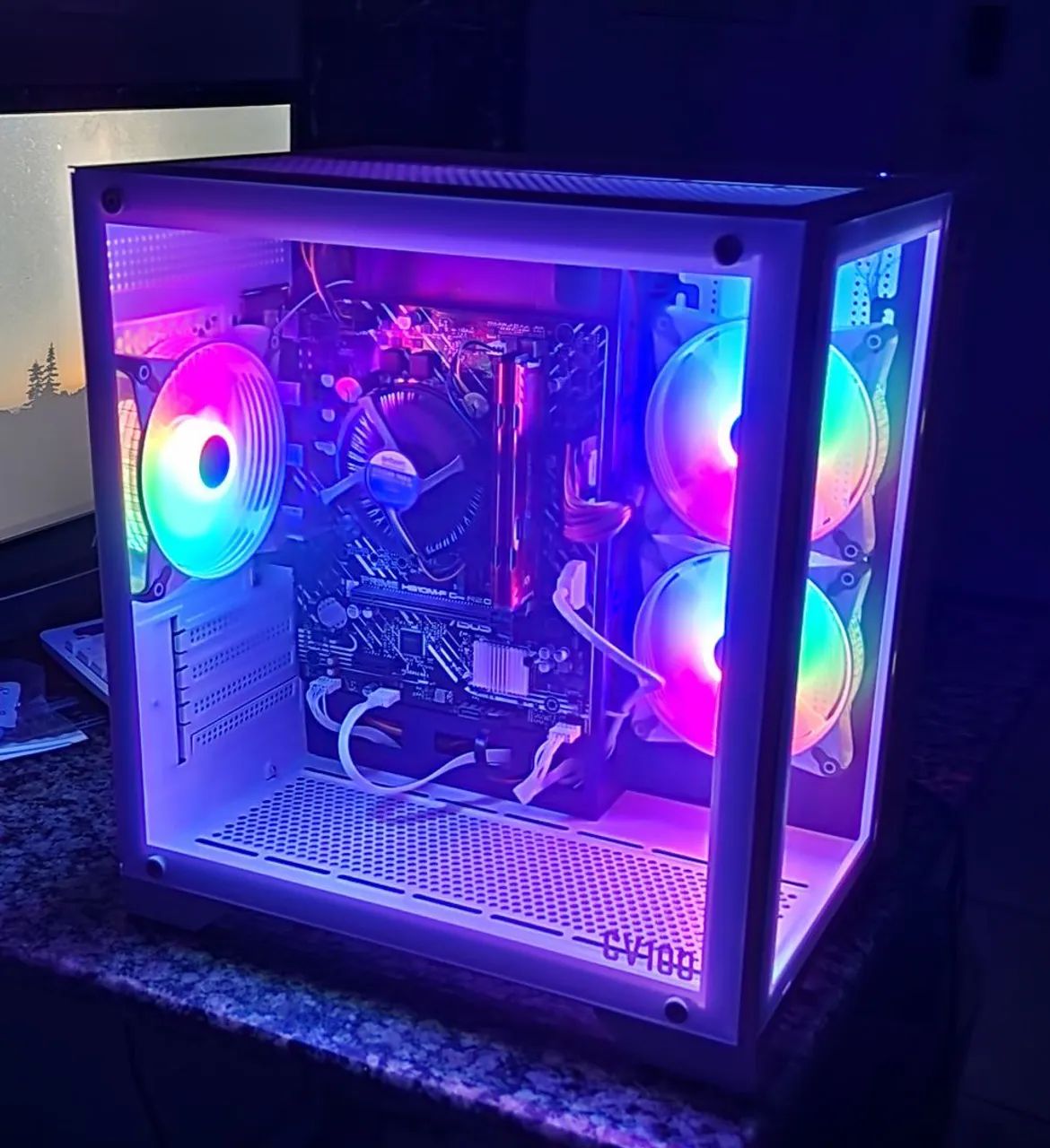 Computador i3 14100 12gb ddr4 ssd novíssimo 