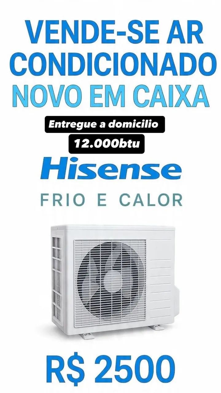 Ar acondicionado frio e calor