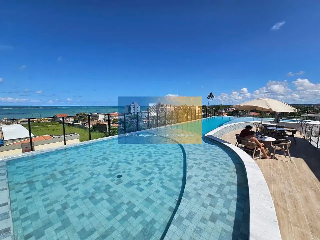 AL MARE  Studio de 21,80m² com Varanda e Rooftop com Piscina de Borda Infinita - Foto 2