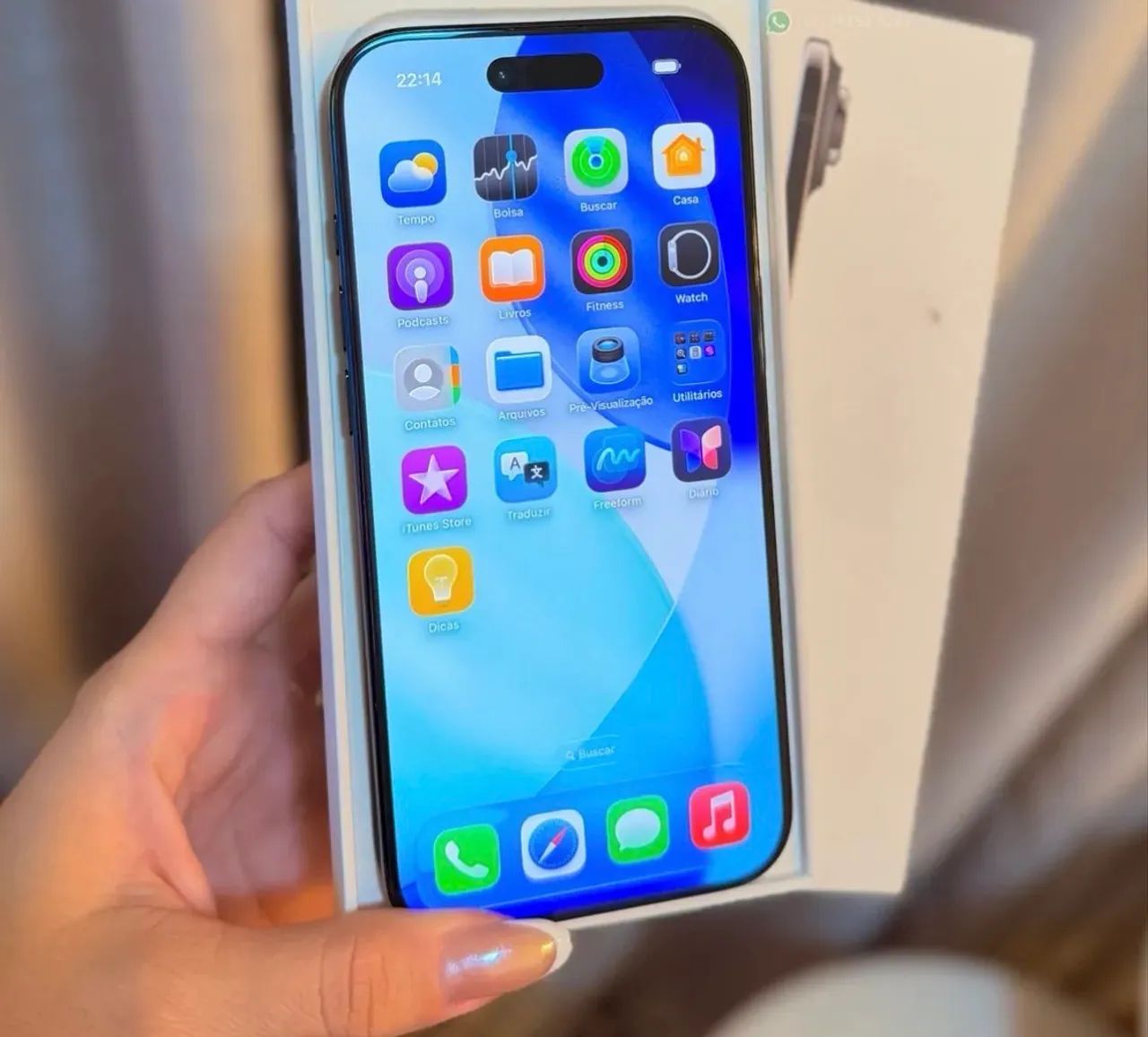 iPhone Air 17 - 256 gb preto e branco semi novos com Garantia  - Foto 4