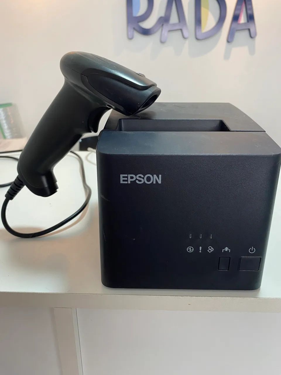Impressora de cupom fiscal Epson + leitor de código de barras - Foto 2