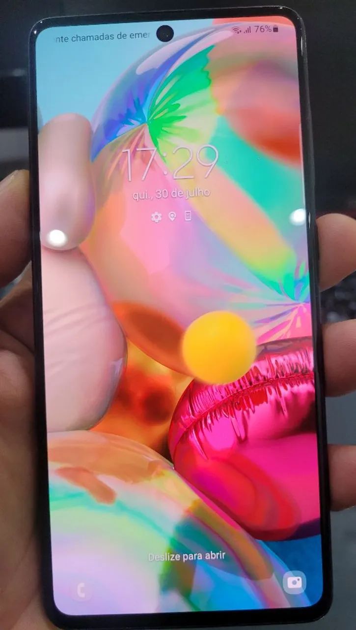 Venda celular Samsung A71 usado em perfeito estado  - Foto 5