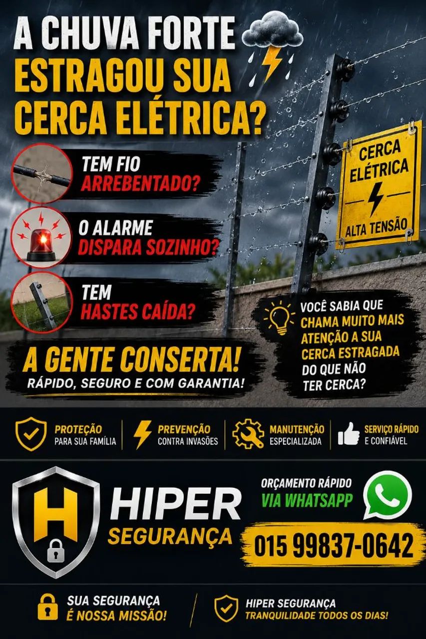 INSTALADOR DE CERCA ELÉTRICA 