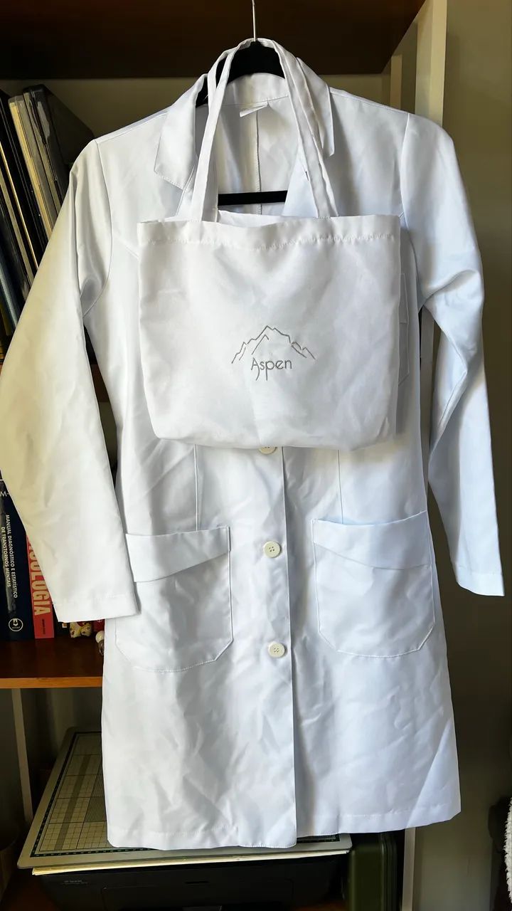 Jaleco branco profissional saúde  - Foto 3
