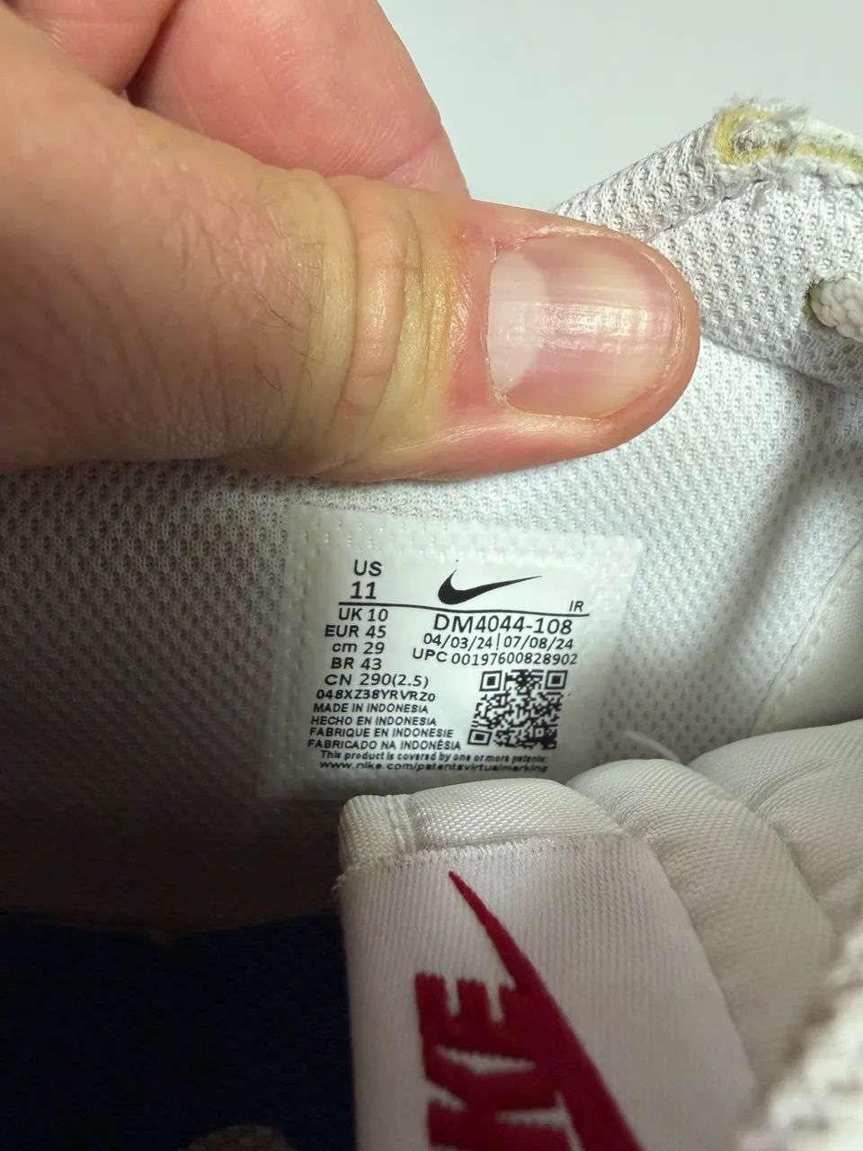 Nike Cortez White Varsity Red - Foto 5