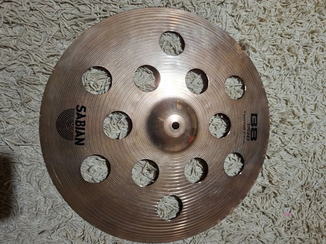 Prato Sabian O-zone crash B8 Pro 16 polegadas  - Foto 2