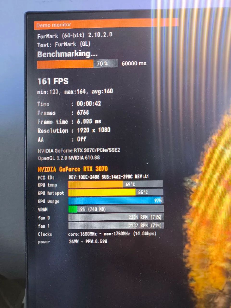 RTX 3070 SUPRIM MSI 8GB - Foto 2