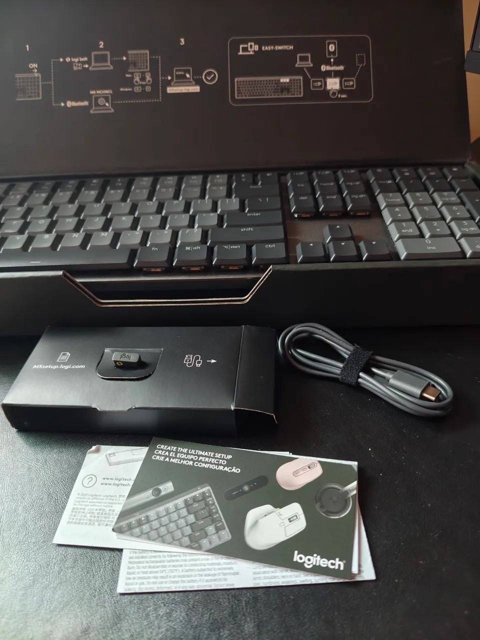 Teclado Mecânico Logitech MX MECHANICAL  - Foto 4
