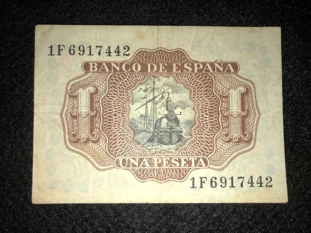 UNA PESETA - 1953 - Foto 2