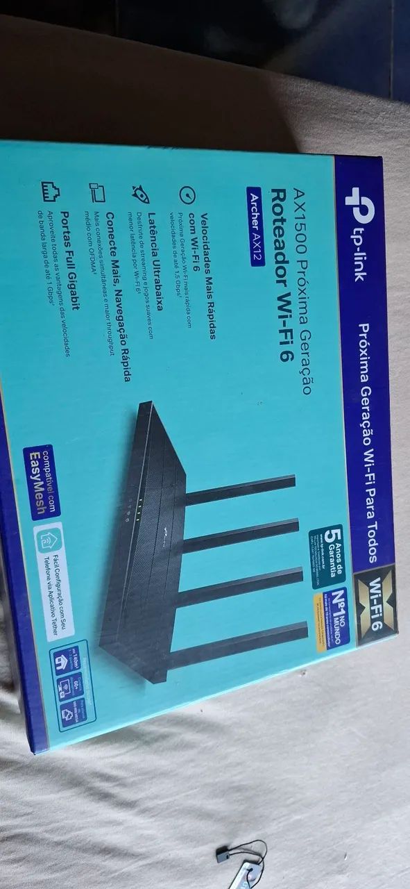 Roteador Tplink ax1500 Archerx12 - Foto 5