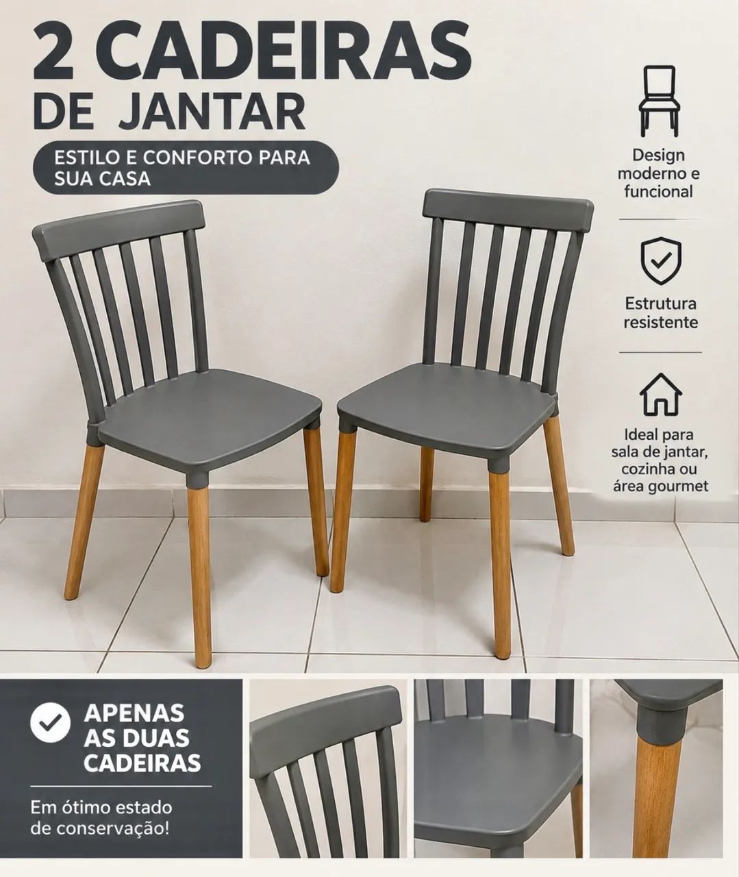 Cadeiras de jantar 