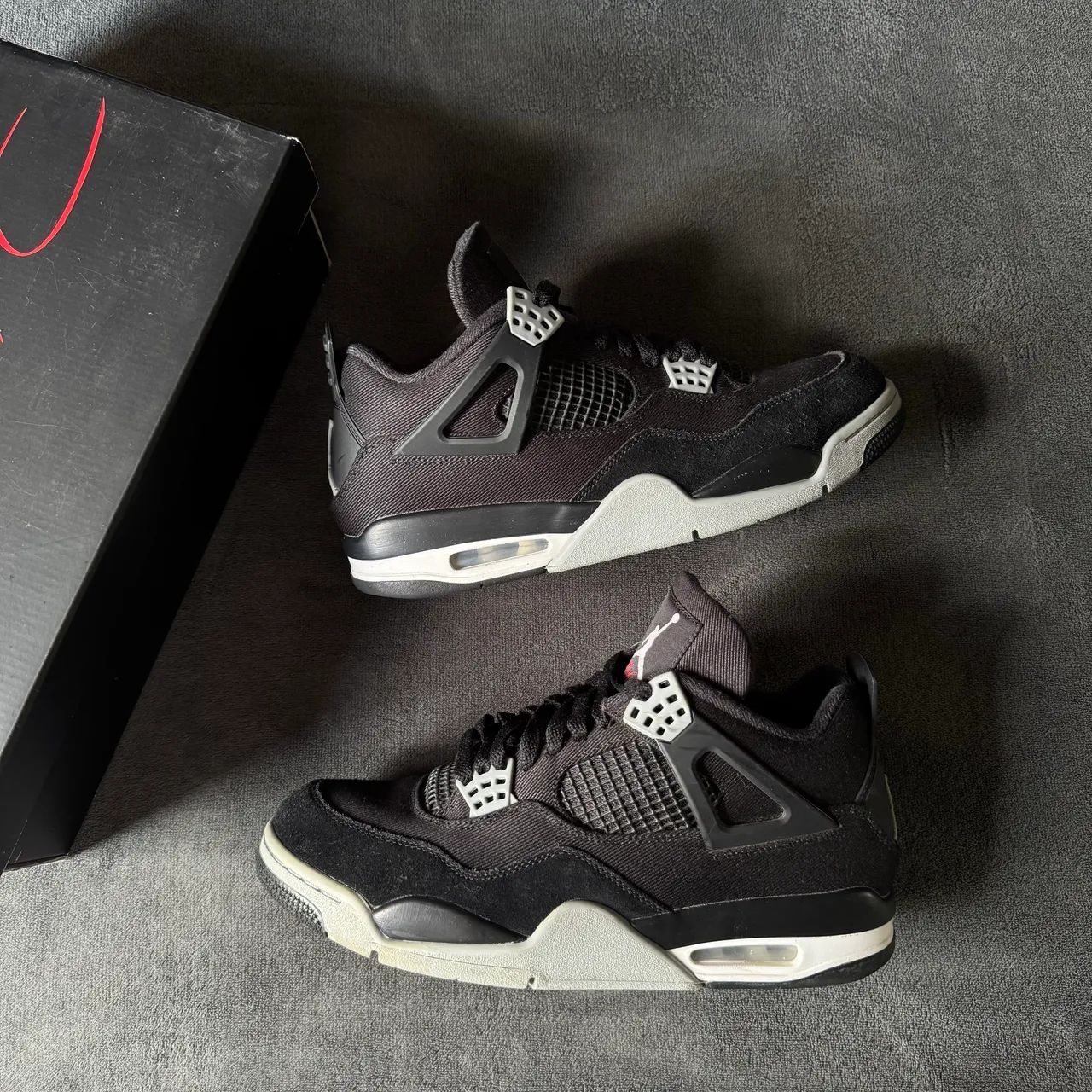 Air Jordan 4 SE Black Canvas  - Foto 2