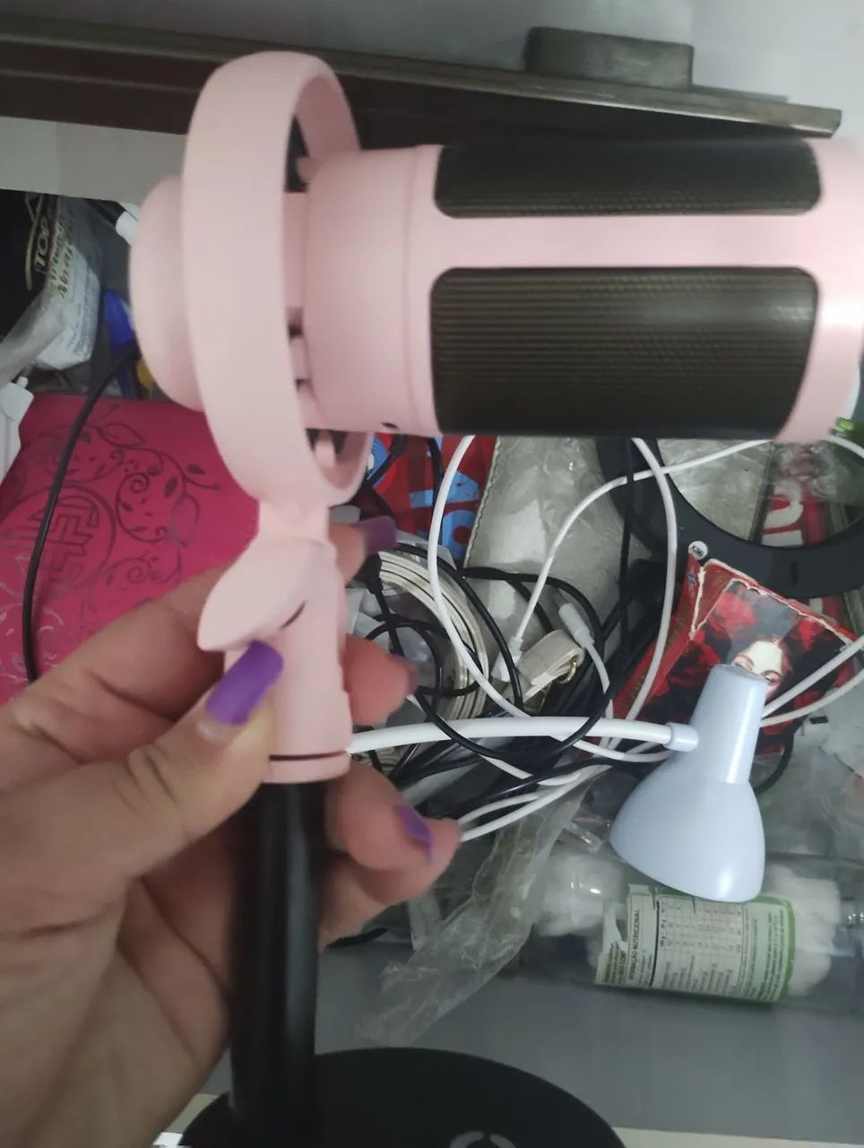 Microfone de mesa 
