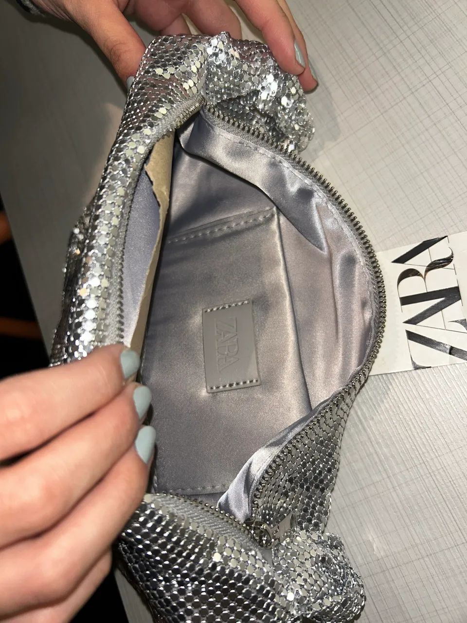 Bolsa Zara Brilho Nova - Foto 5