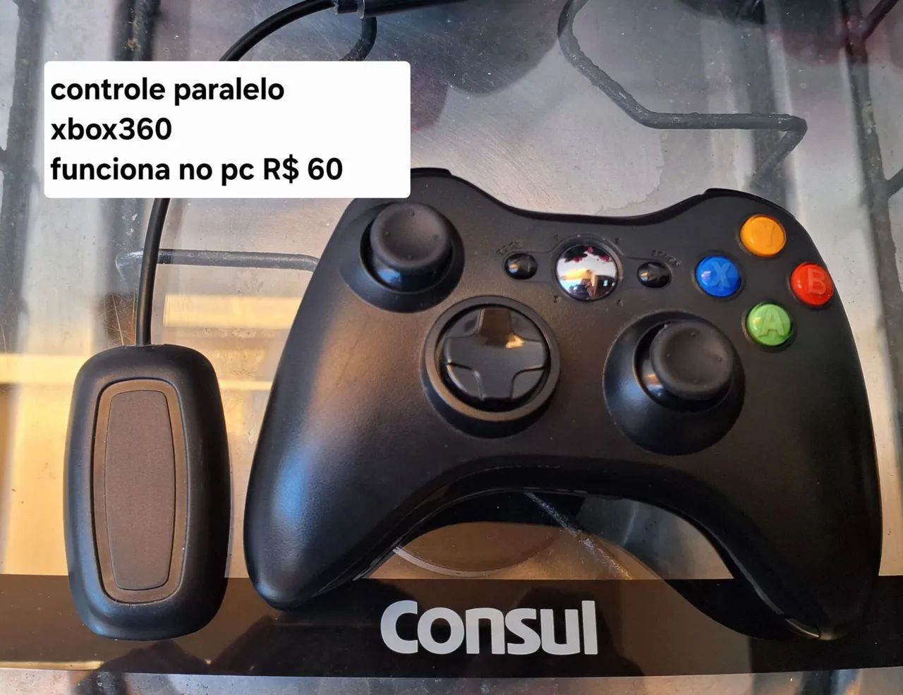 Controle xbox 360 paralelo funcionando