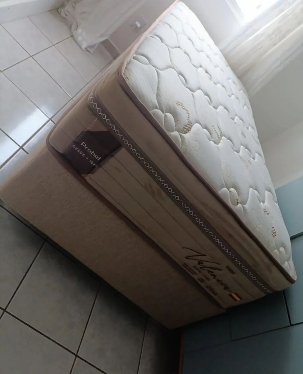 Cama box probel solteiro molas ensacadas 