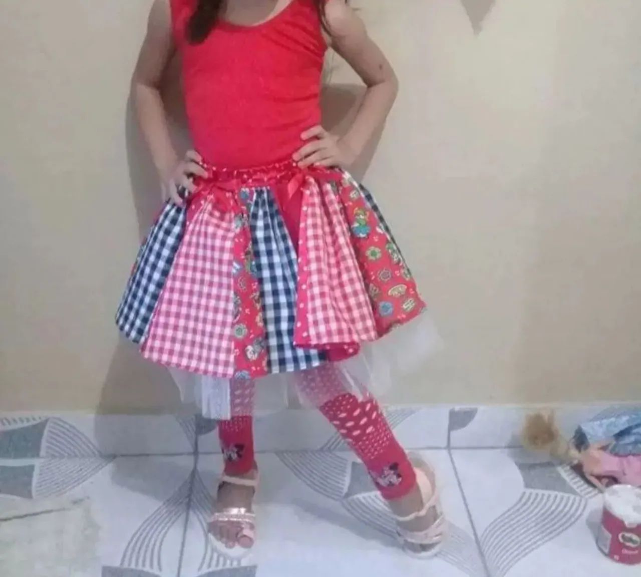 Conjunto saia com tule+Collant - Foto 4