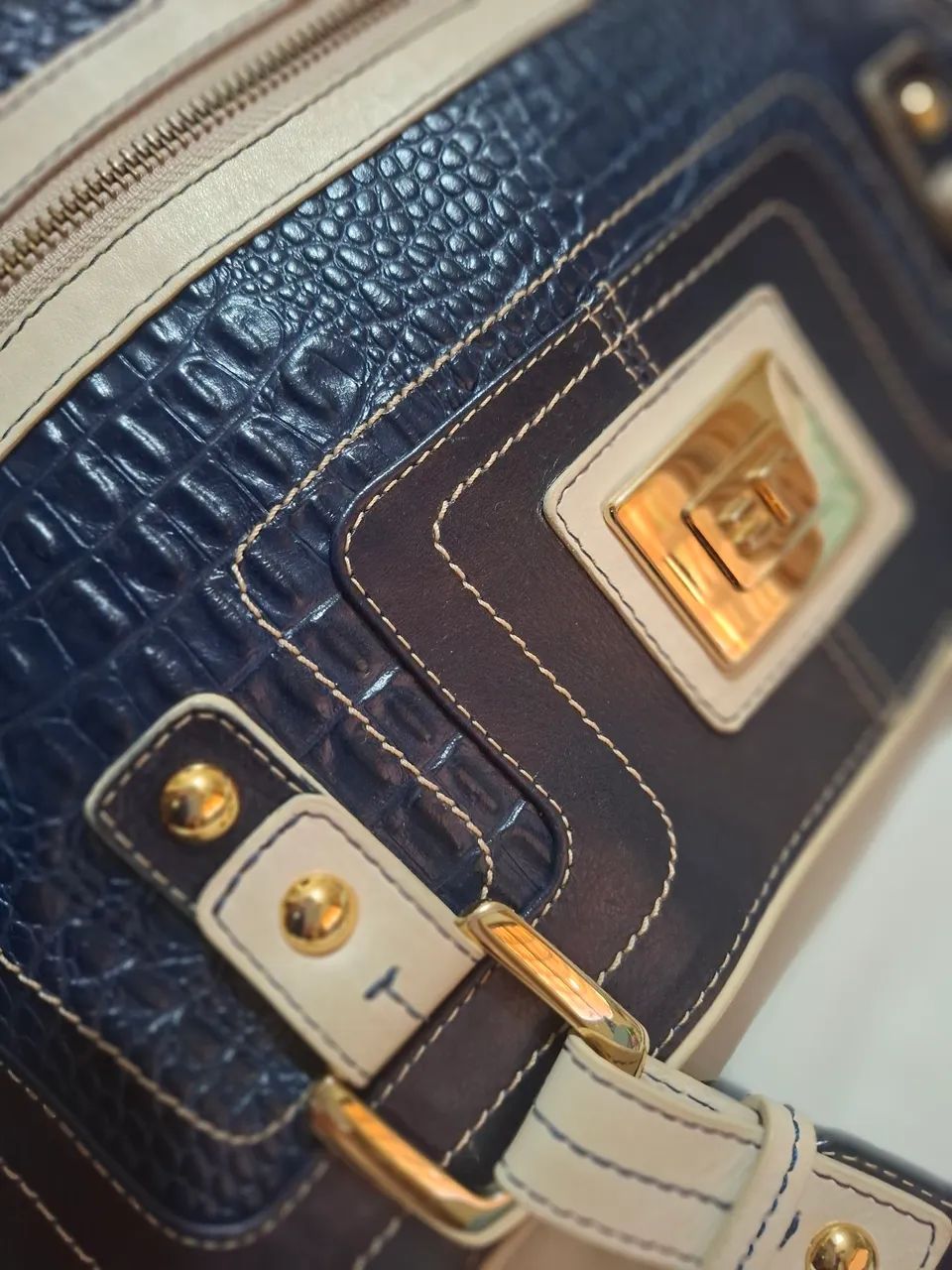 Bolsa Jorge Bischoff Em Couro Legítimo  - Foto 4
