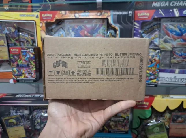 Pokemon case lacrado Blister Unitário Equilíbrio Perfeito