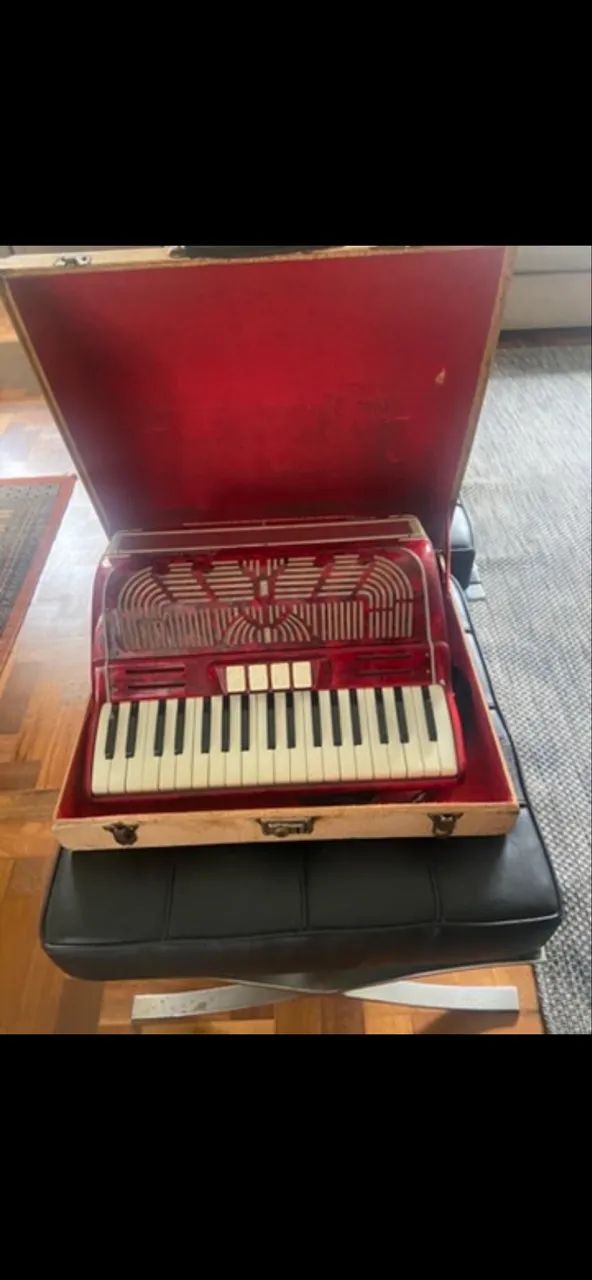 PAOLO SOPRANI ACORDEON LINDO 80 BAIXOS  PRECISA AFINAR - Foto 5