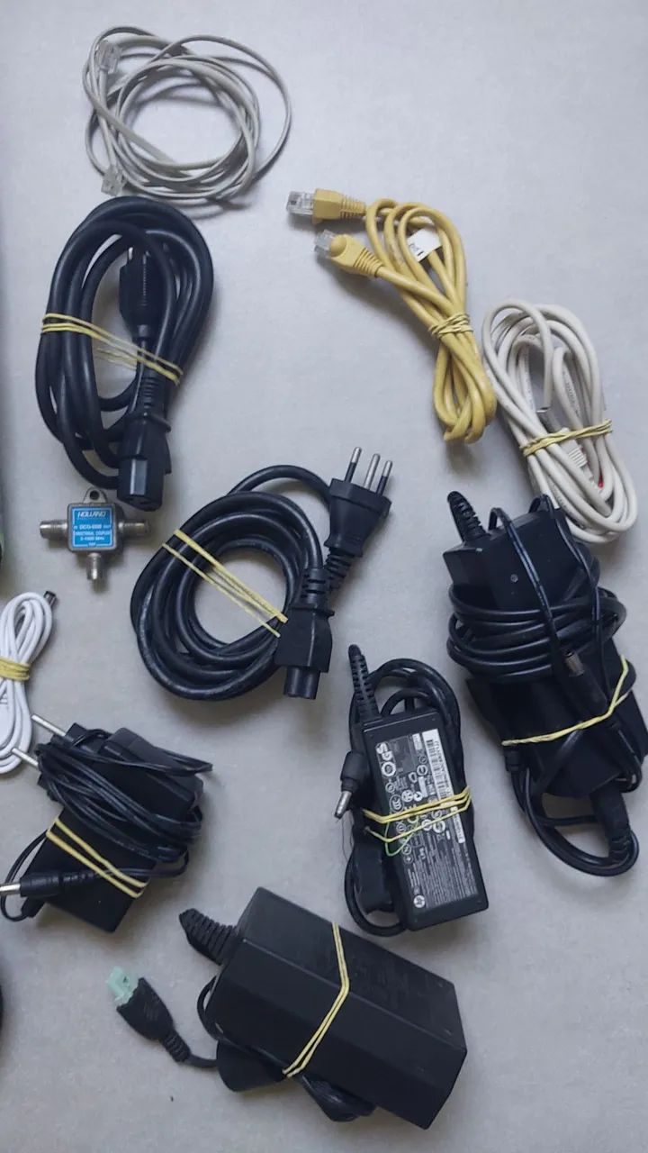 Kit cabos e fontes usados - Foto 3