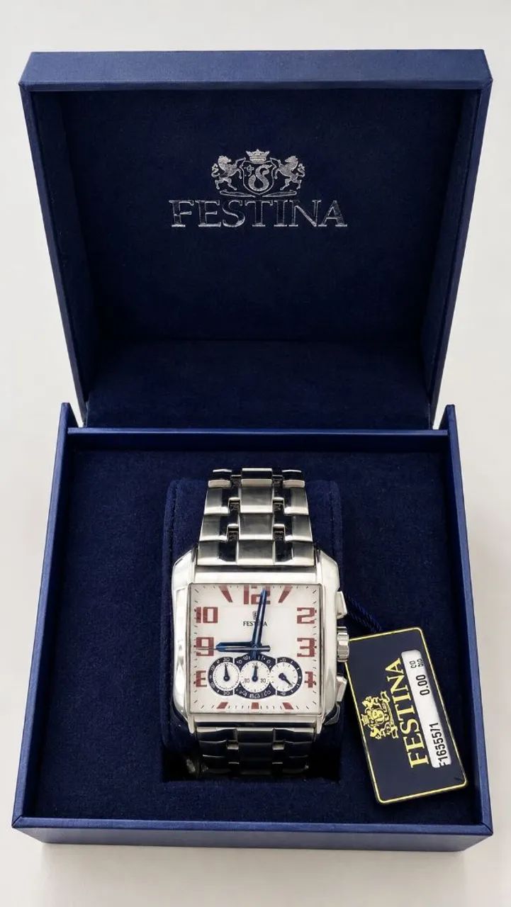 Relógio Festina F16355/1 (Caixa Quadrada) - Foto 3