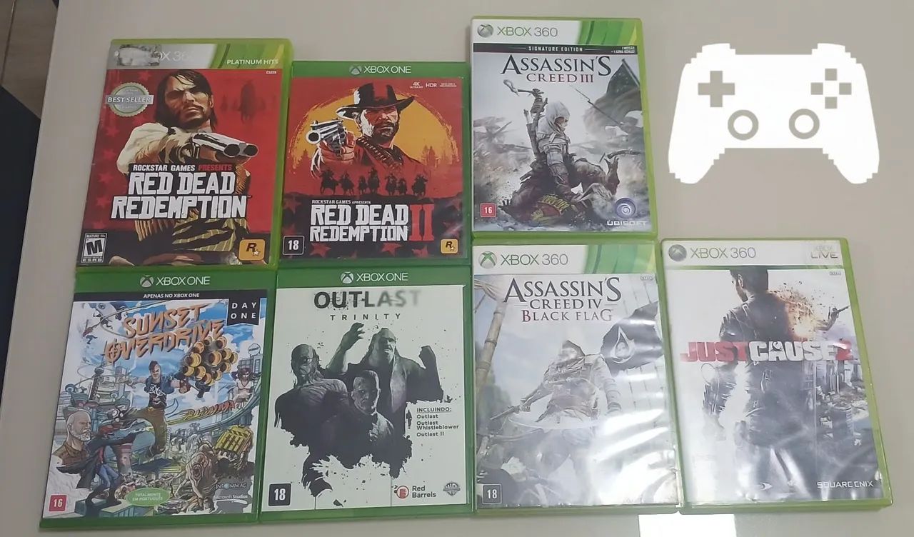 Jogos de Xbox one e Xbox 360