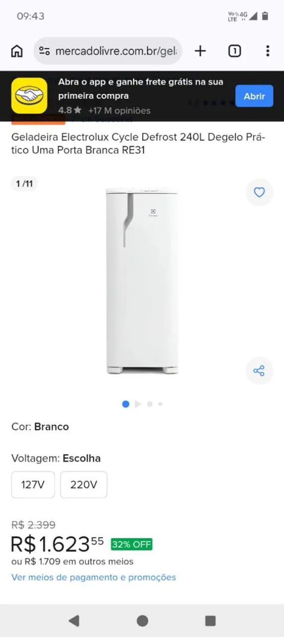 Geladeira Eletrolux nova - Foto 2