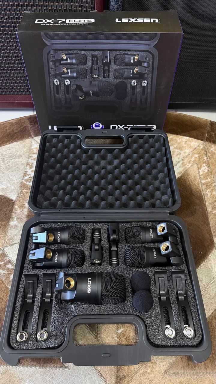 Kit microfone pra bateria lançamento  - Foto 3