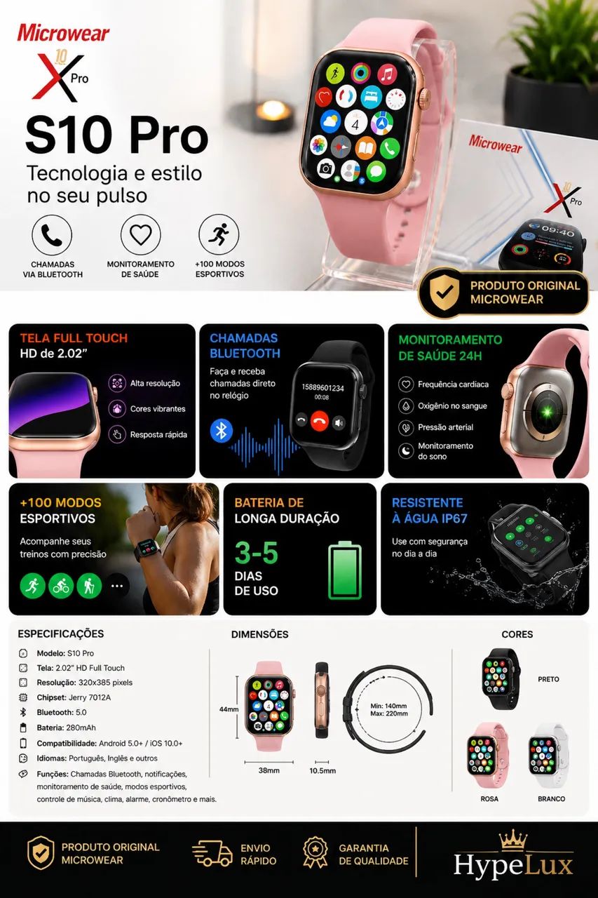 Smartwatch S10 Pro Microwear - Foto 2