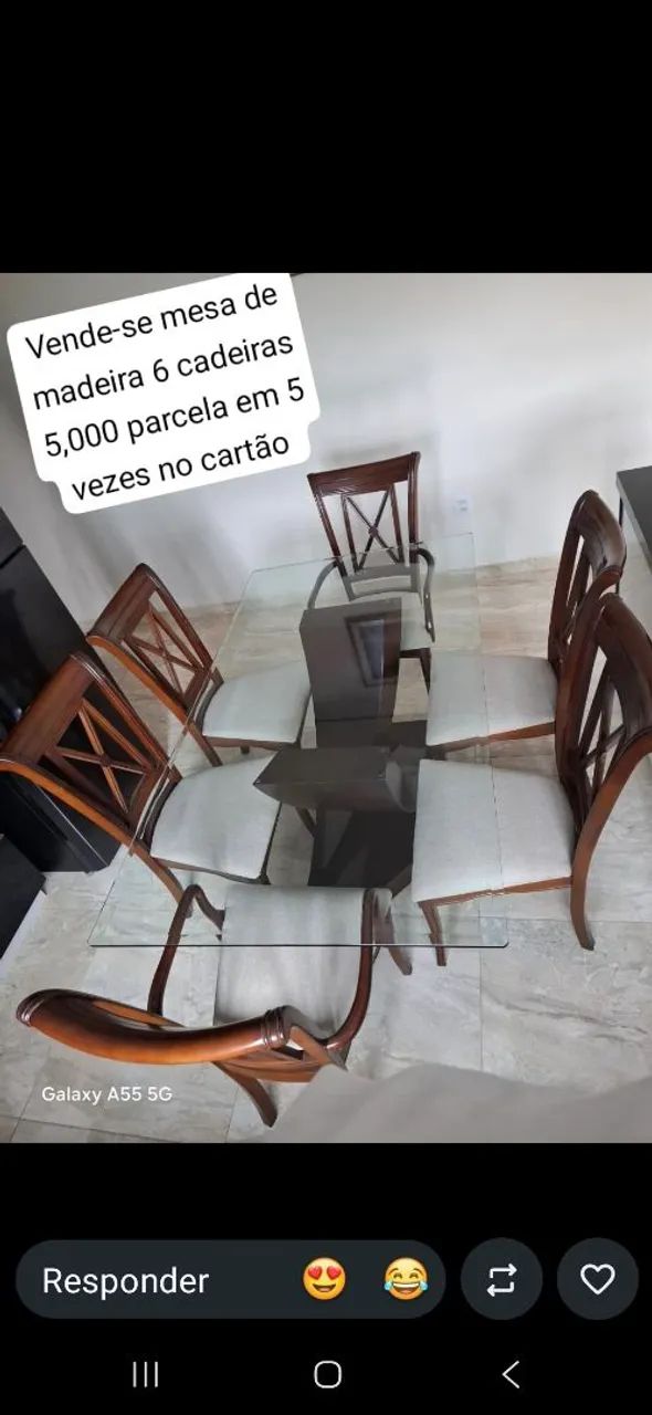 mesa 6 cadeiras  - Foto 3