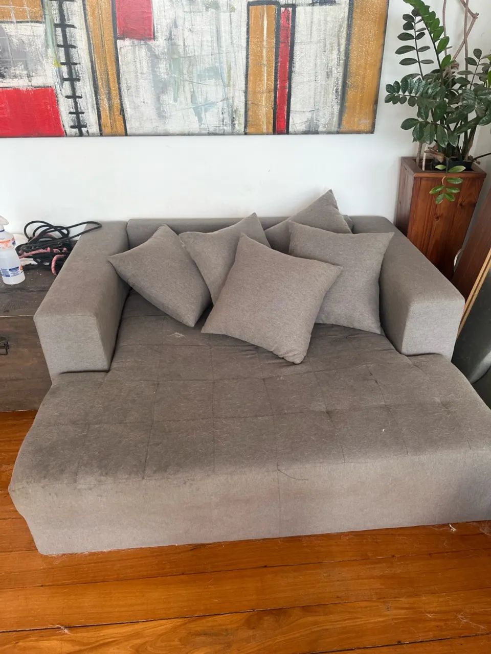 Chaise quadrada 150 x 150 com 5 almofadas  - Foto 2
