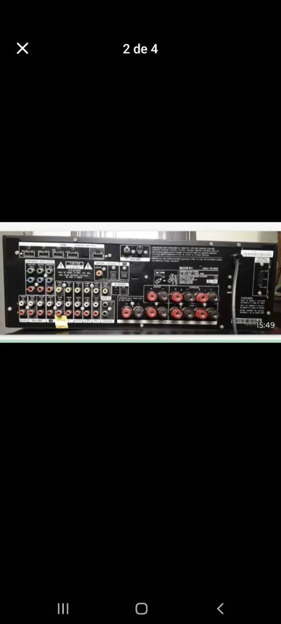 Receiver Sony 7.2 + Caixas Onkyo - Foto 3